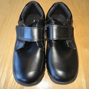 Wonderkids  Boy's Dress Shoes Size 12 Black Faux Leather